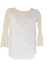 Gentle Delights Lace Bell Sleeve Top