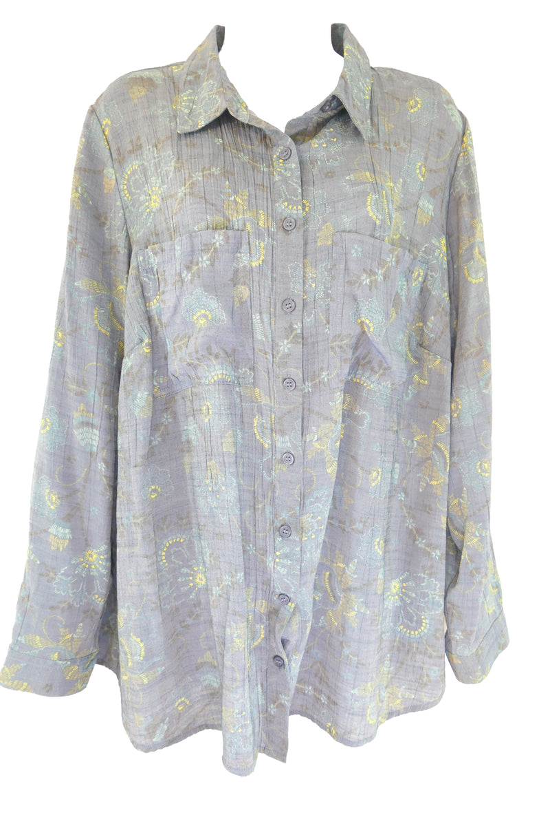 Paisley Floral Prairie  Shirt