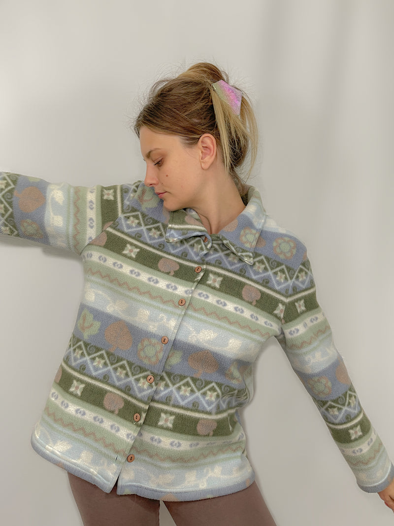 Winter Aztec Fleece Sweater