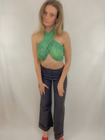 Tropical Temptation Green Infinity Scarf
