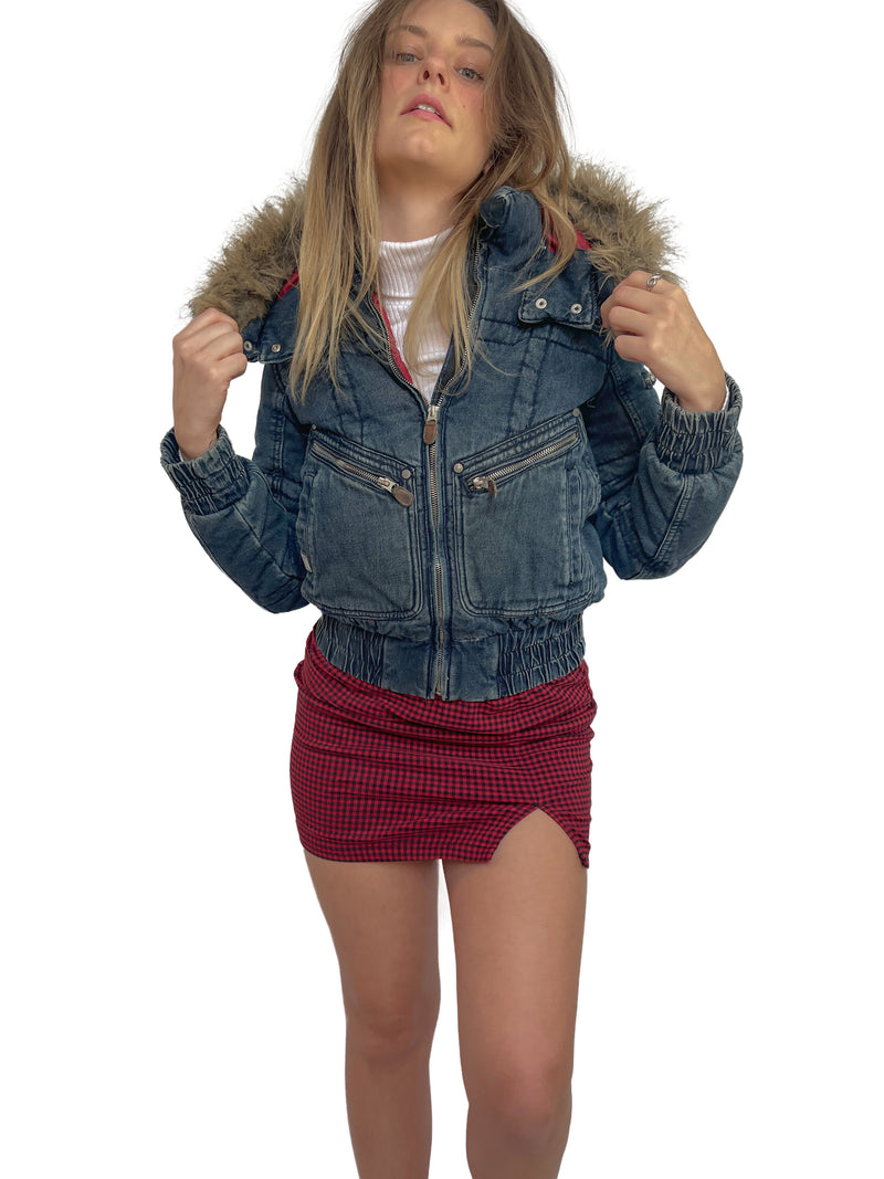 Ecko Red Demin Puffer